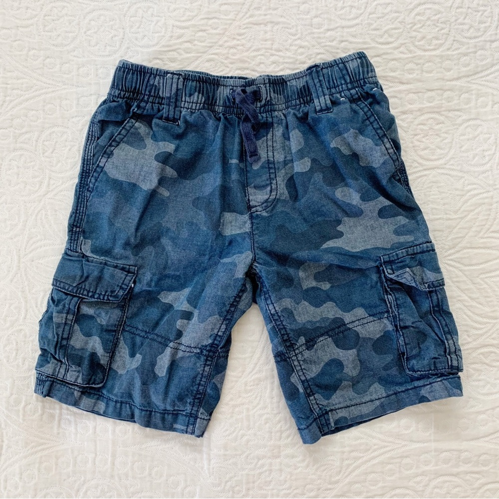 Gymboree Boys' Camo Cargo‎ Shorts, Blue